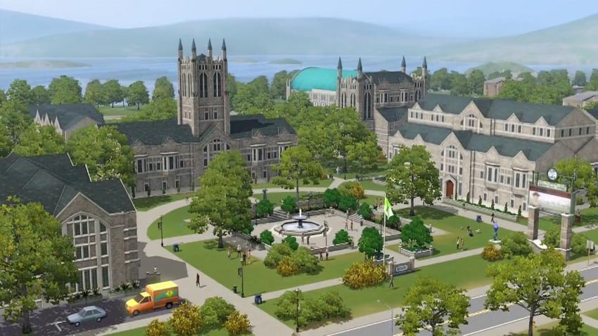 Meilleurs jeux de simulation de la vie réelle - Les Sims 2 : Université