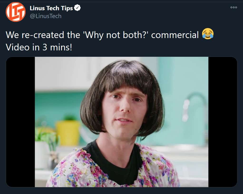Pourquoi pas les deux Linus Tech Tips Meme