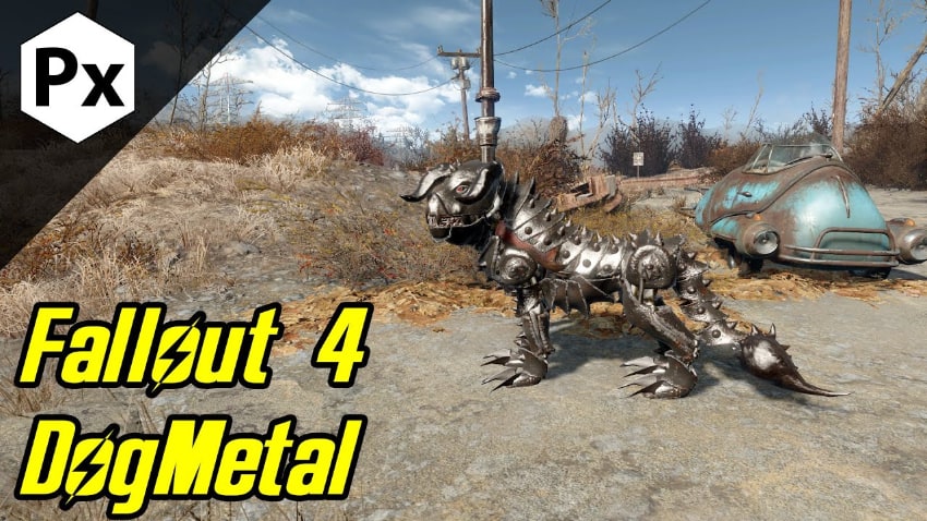 Les meilleurs mods de compagnons de Fallout 4 - Dogmetal (Dog Robot Companions)