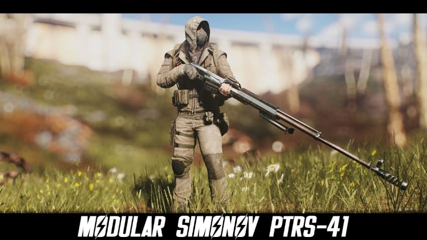 Les meilleurs mods d'armes de Fallout 4 - Modular Simonov PTRS