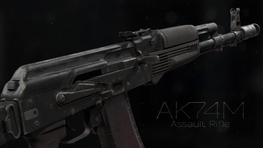 Meilleurs Mods d'armes de Fallout 4 - Fusil d'assaut AK74M