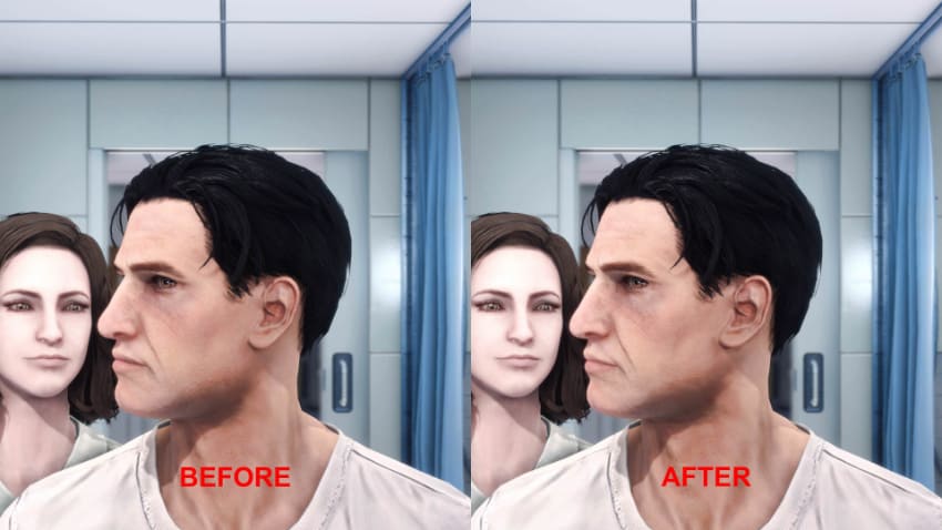 Les meilleurs mods de textures de Fallout 4 - HI-POLY Faces