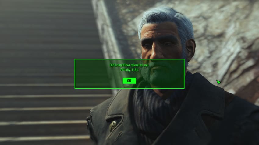 Les meilleurs mods de compagnons de Fallout 4 - Affinité de compagnon visible