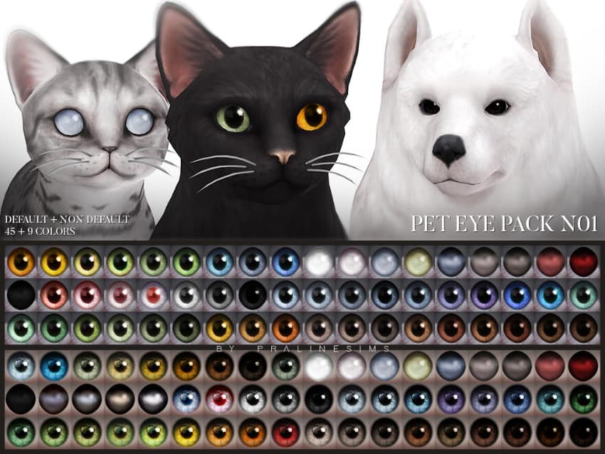 Les meilleurs mods pour animaux des Sims 4 - PralineSims Pet Eye