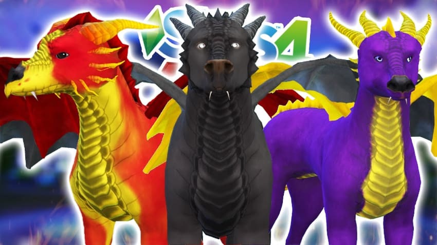 Les meilleurs mods pour animaux des Sims 4 - Dragon Package