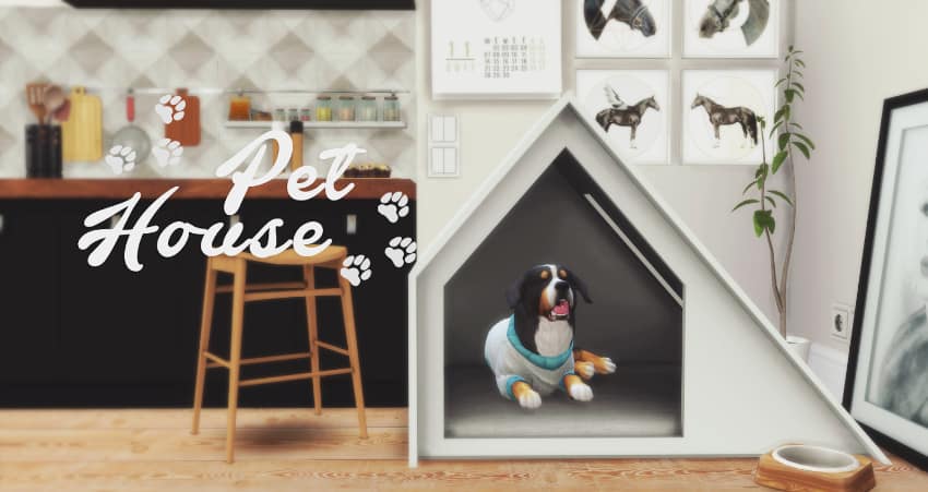 Les meilleurs mods pour animaux des Sims 4 - Petite maison pour animaux