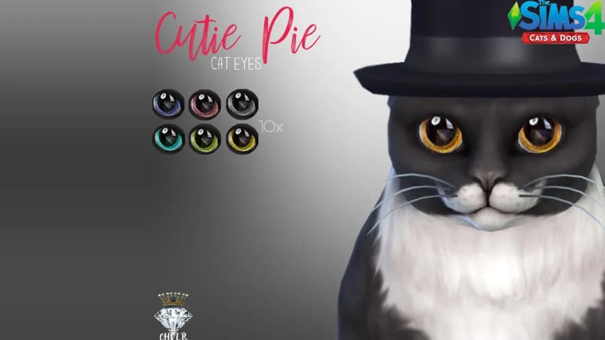 Les meilleurs mods pour animaux des Sims 4 - Cutie Pie Cat Eyes