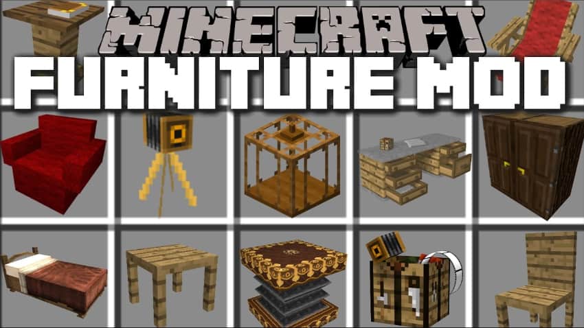 Meilleurs Mods de Meubles Minecraft - Furniture Mod
