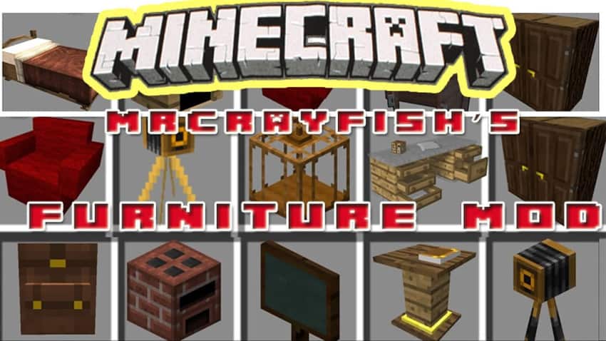 Meilleurs Mods de Meubles Minecraft - MrCrayfish Furniture