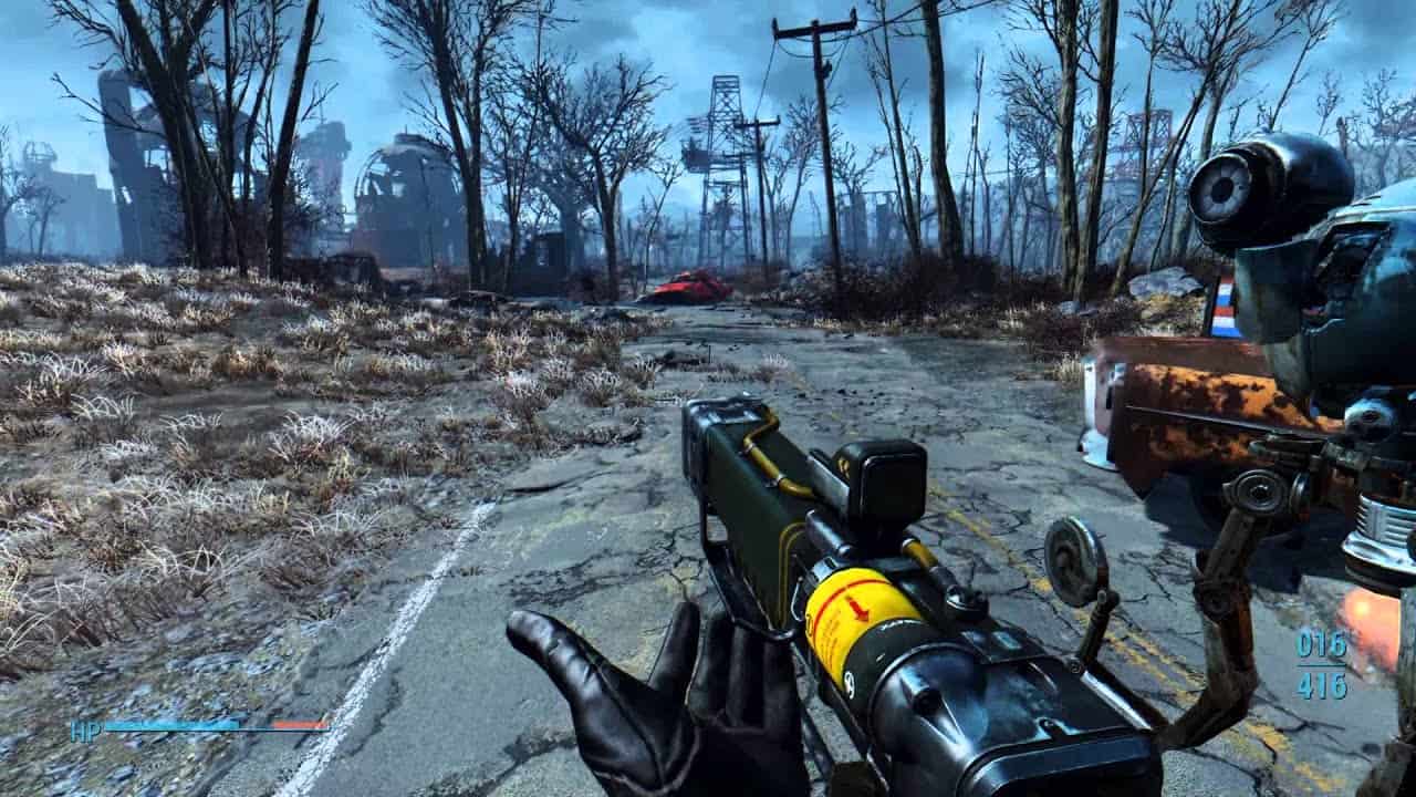 Meilleurs Mods Fallout 4 - Armes abaissées