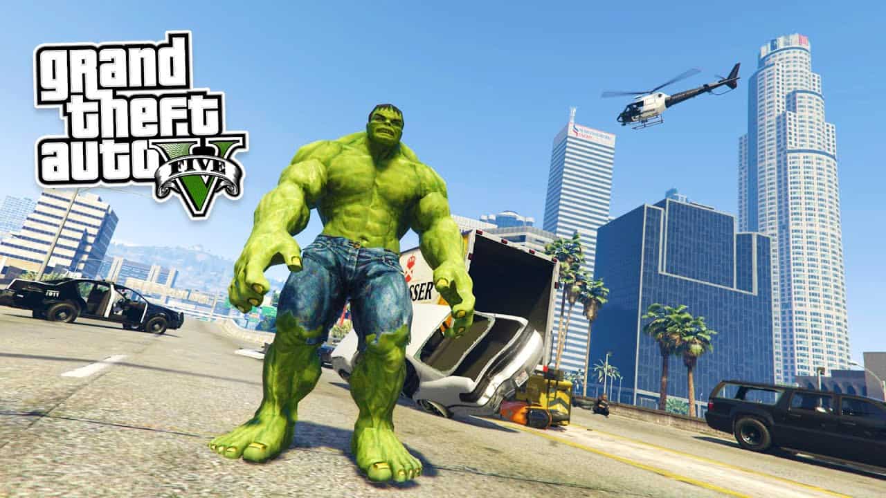 Les meilleurs mods de GTA 5 - Incredible Hulk