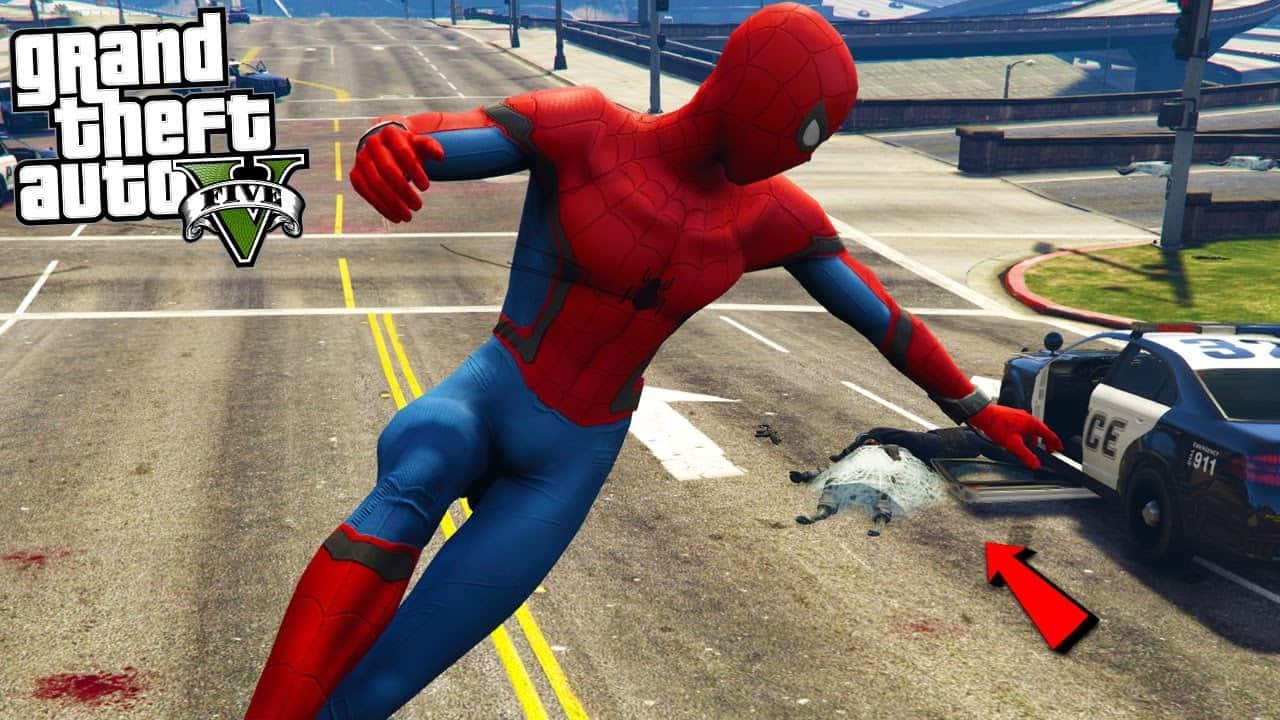 Les meilleurs mods de GTA 5 - Spider-Man