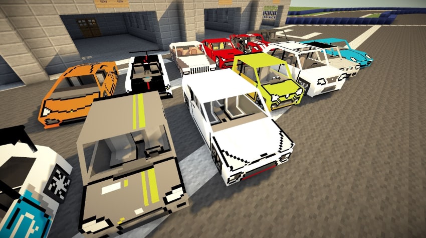 Les meilleurs mods de voitures de Minecraft de tous les temps - Fex's Vehicle and Transportation