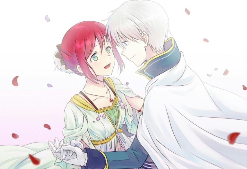 Meilleurs couples d'anime - Shirayuki et Zen Wistalia