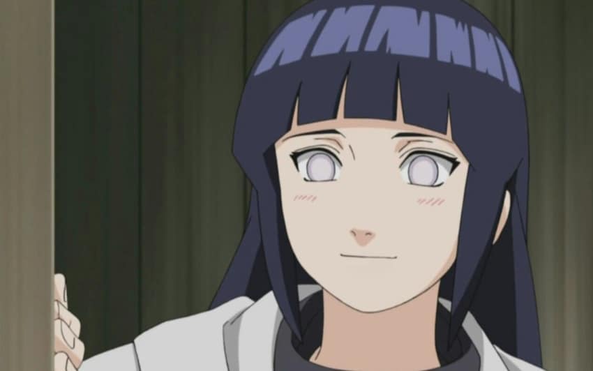 Meilleures filles d'anime aux cheveux courts - Hinata (Naruto) 