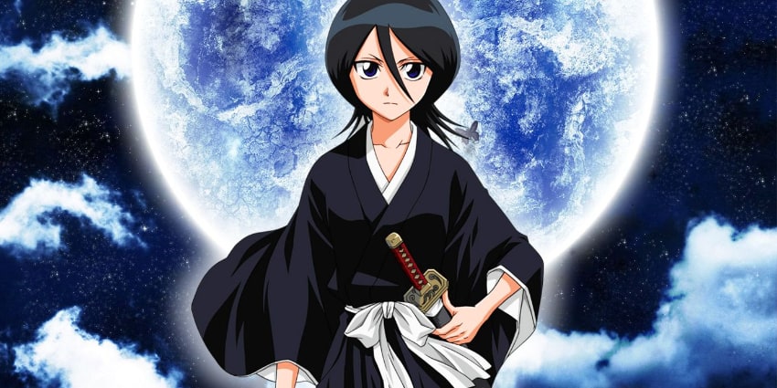 Meilleures filles d'anime aux cheveux courts - Rukia (Bleach) 