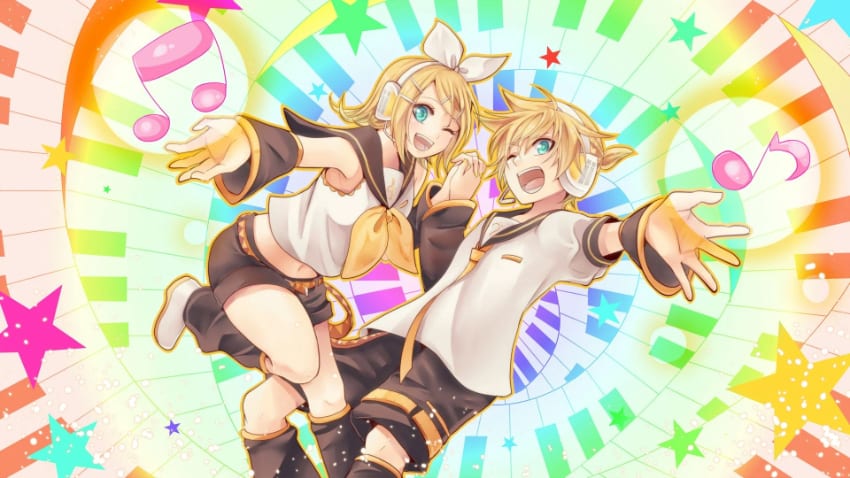 Meilleures filles d'anime aux cheveux courts - Rin et Len Kagamine (Vocaloid) 