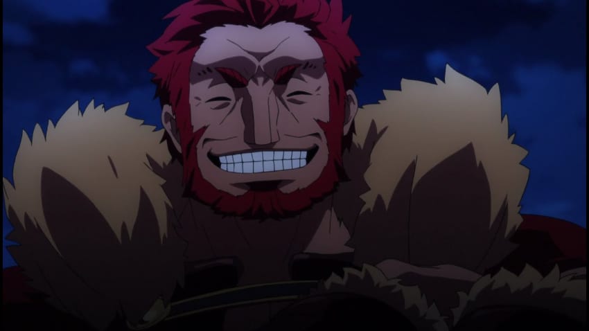 Les meilleurs personnages barbus d'anime - Iskander (Fate:Zero)