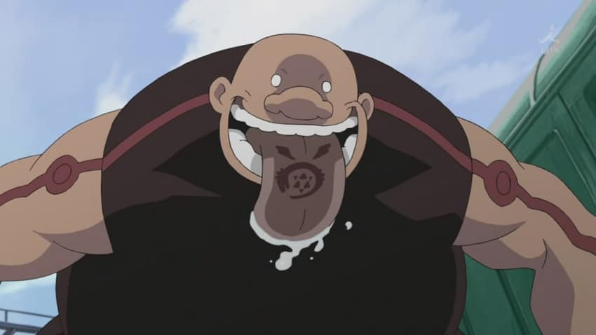 Les meilleurs personnages d'anime chauves - Gluttony Fullmetal Alchemist