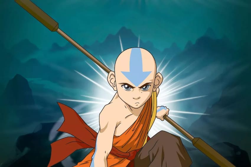 Les meilleurs personnages d'anime chauves - Aang