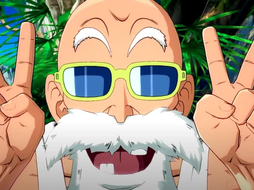 Les meilleurs personnages d'anime chauves - Maître Roshi