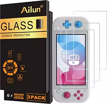 Ailun Film de protection d'écran pour Nintendo Switch Lite 3 Pack