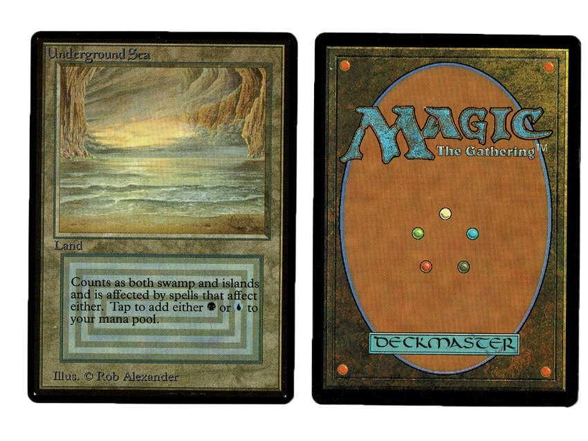 Cartes magic The Gathering les plus rares - Mer souterraine