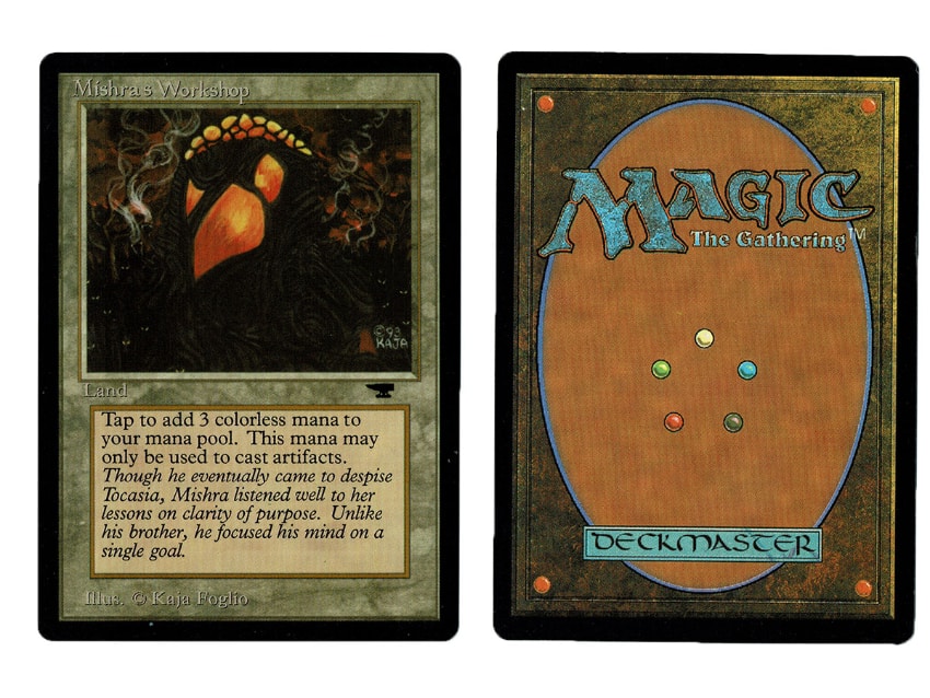 Les cartes les plus rares de Magic The Gathering - Mishra's Workshop