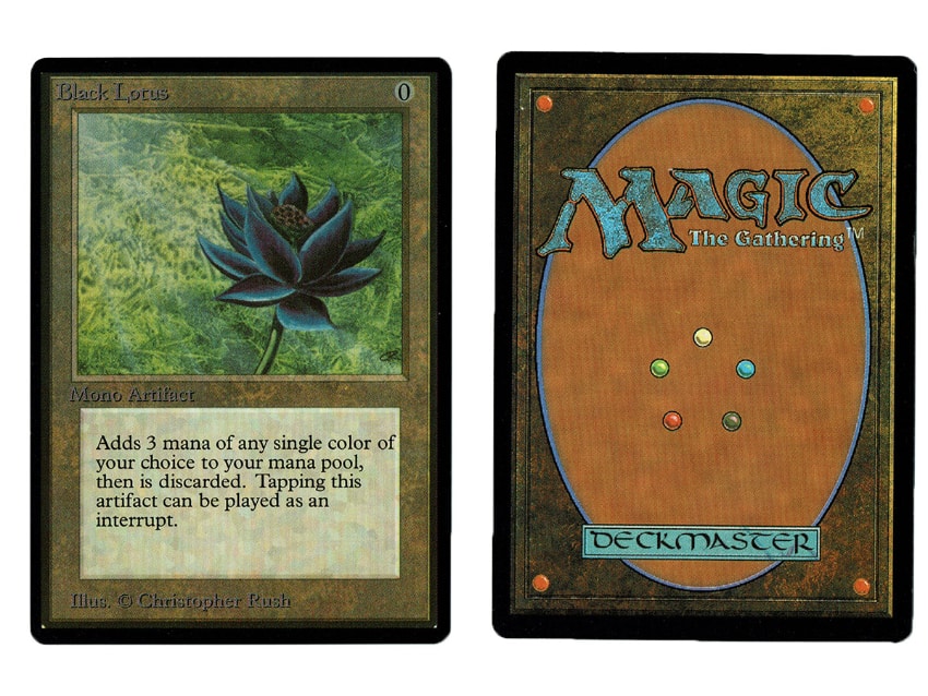 Cartes Magic The Gathering les plus rares - Lotus noir