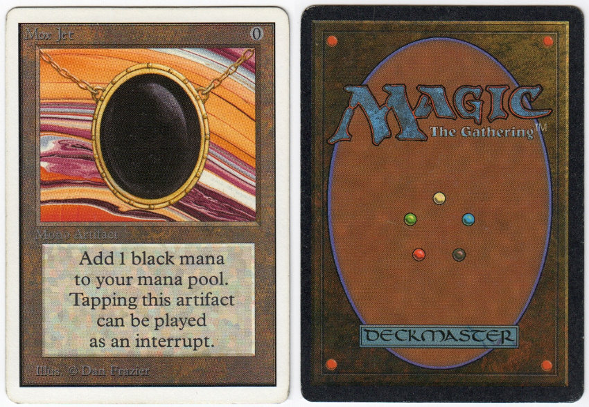 Cartes Magic The Gathering les plus rares - Mox Jet