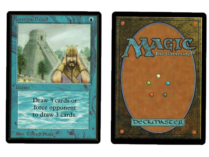 Cartes Magic The Gathering les plus rares - Rappel ancestral