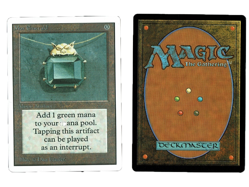 Les cartes magic The Gathering les plus rares - Mox Emerald