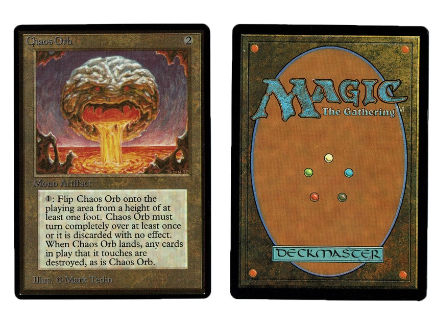 Cartes Magic The Gathering les plus rares - Orbe du Chaos