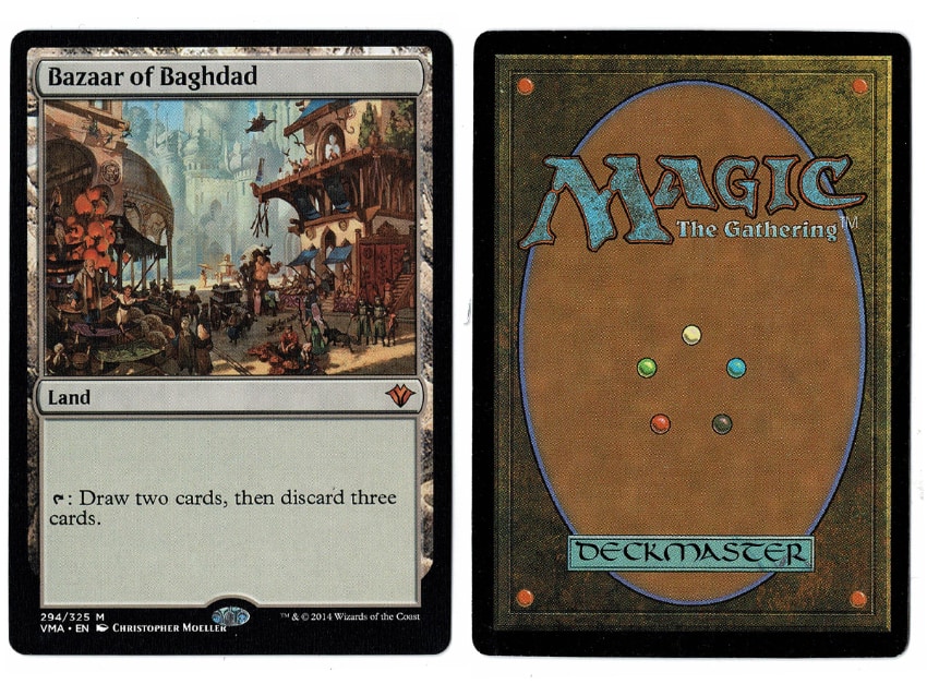 Cartes Magic The Gathering les plus rares - Bazaar Of Baghdad