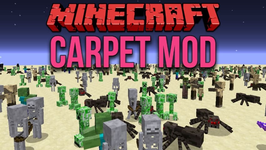 Meilleurs Mods de Meubles Minecraft - Carpet Mod