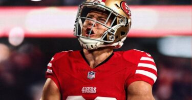 Christian McCaffrey des 49ers de San Francisco grâce à la couverture de Madden NFL 25